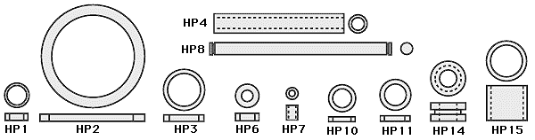 Hewlett Packard Ceramic Insulators, Page A77