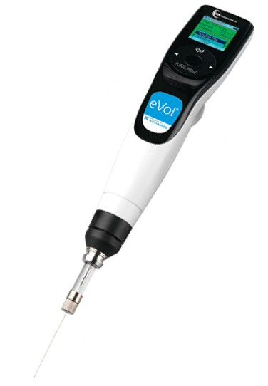 SGE eVol(R) hand-held automated analytical syringe
