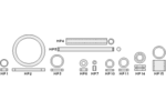 Agilent (Hewlett Packard) Ceramic Insulators