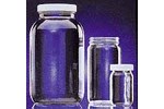 Wheaton Clear Standard Wide Mouth Glass Bottles