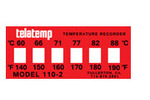 Telatemp Model 110 Irreversible Temperature Labels