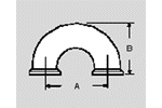 180 Degree Stainless Return