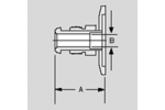 QF To Male VCR¨- 304 Stainless Steel