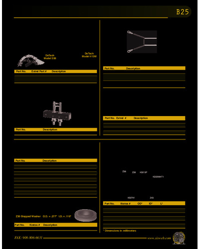 Extrel & Kratos MS Accessories (Catalog B25)