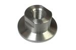 Flange Adaptor to ¼" NPT, 304 Stainless Steel, Brass, Aluminum