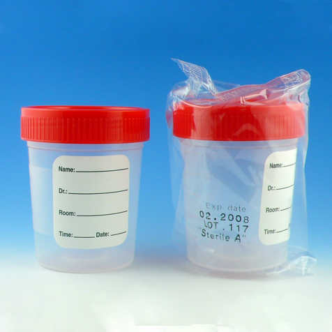 100ml Sterile Specimen Container with Screw Cap