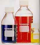 Wheaton Safety Coated Lab 45s Bottles