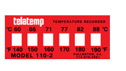 Telatemp Model 110 Irreversible Temperature Labels
