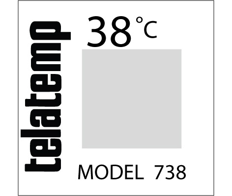 Telatemp Irreversible Temperature Labels - Model 700 Series