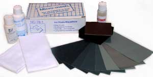 Micro Mesh Craft kit for polishing Plastic, Acrylic, Porcelain, Fiberglass