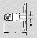 QF to male pipe adapter, 304 stainless, e42