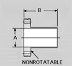 Nonrotatable Flange