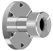 Vacuum Flanges: A&amp;N Stainless Steel Quick-Disconnects Mounted on Del Seal Conflat Flanges