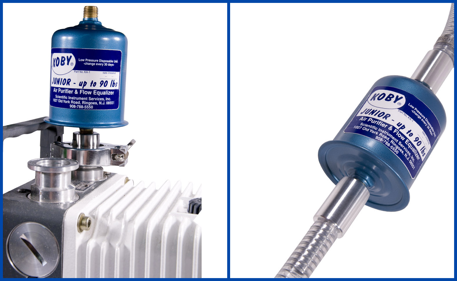 Koby Vacuum Pump Exhaust Filters/Purifiers