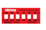 Irreversible Temperature Labels