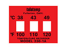 Telatemp Model 300 Temperature Recording Labels