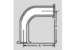 90 Degree Stainless Steel Elbow - Long Radius