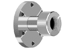 Vacuum Flanges:
A&N Stainless Steel Quick-Disconnects Mounted on Del
Seal Conflat Flanges