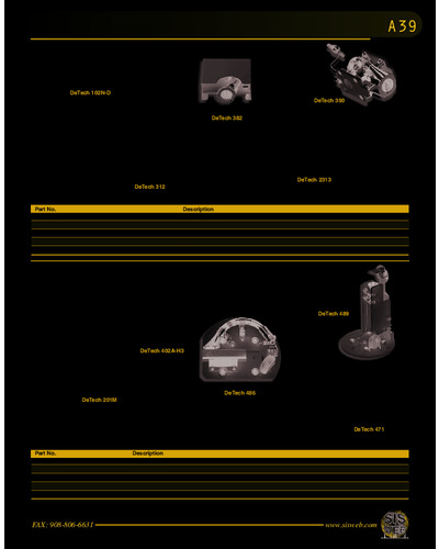 DeTech Electron Multipliers (Catalog A39)