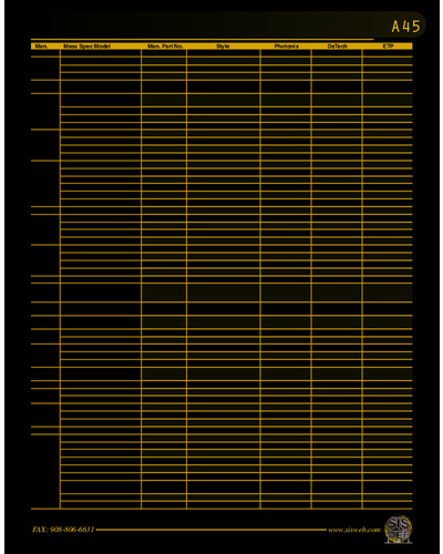 Electron Multiplier Cross Reference (Catalog A45)