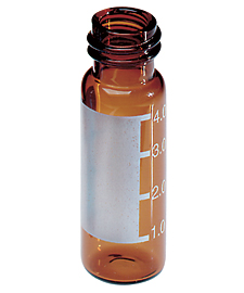 4mL Amber Screw Thread Vial with Patc