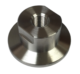 Adaptor Flange to 1/8&quot; NPT in Stainless and Brass